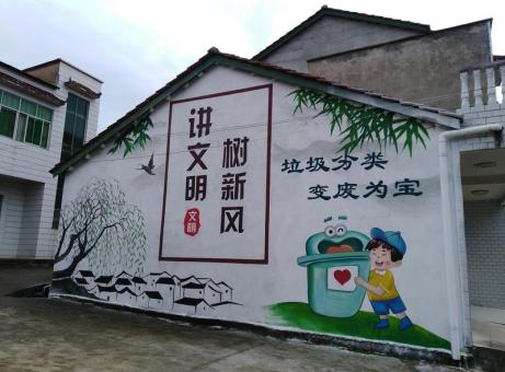 衡东墙绘是现在流行的墙体广告