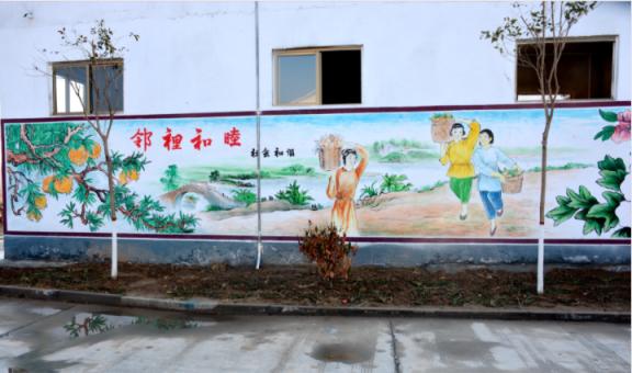 衡东乡镇文化墙 乡风文明焕发新活力